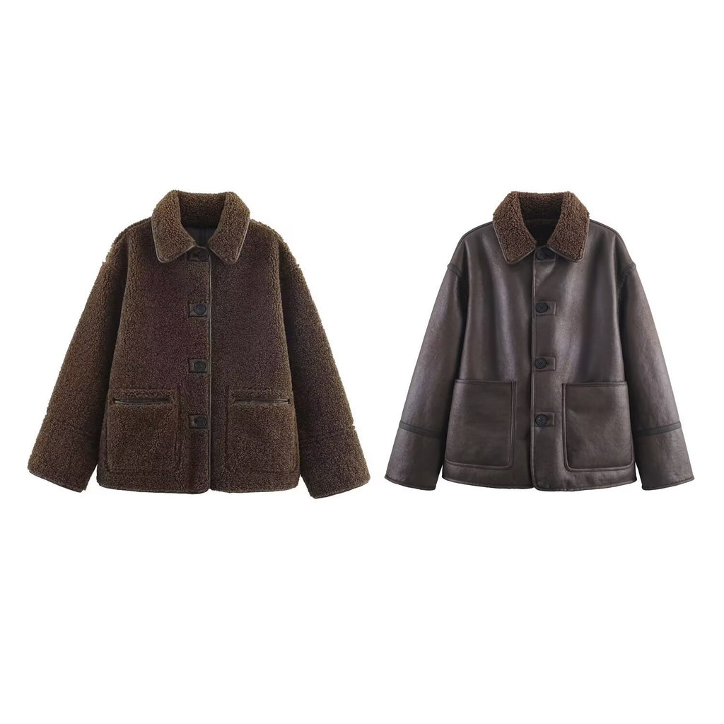 Casual Reversible Coat for Women