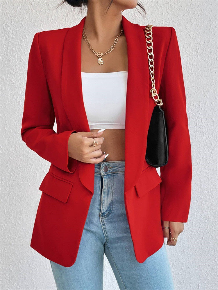 Red New Small Suit Women's