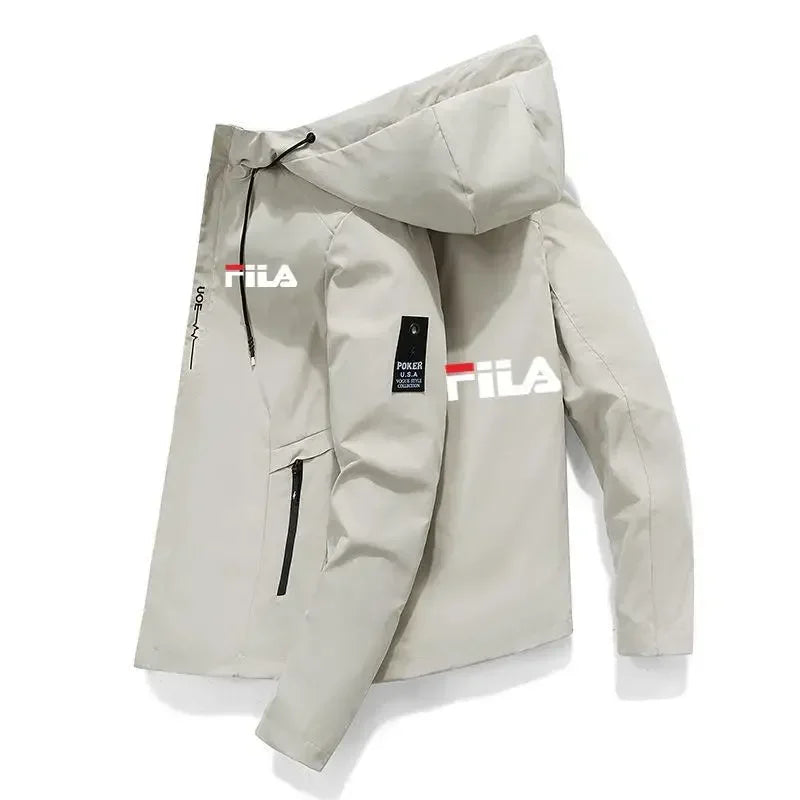 2025 Nuevo abrigo para deportes al aire libre de primavera y otono para hombre chaqueta informal de alta calidad con capucha est