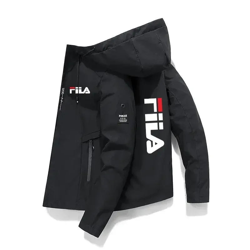 2025 Nuevo abrigo para deportes al aire libre de primavera y otono para hombre chaqueta informal de alta calidad con capucha est