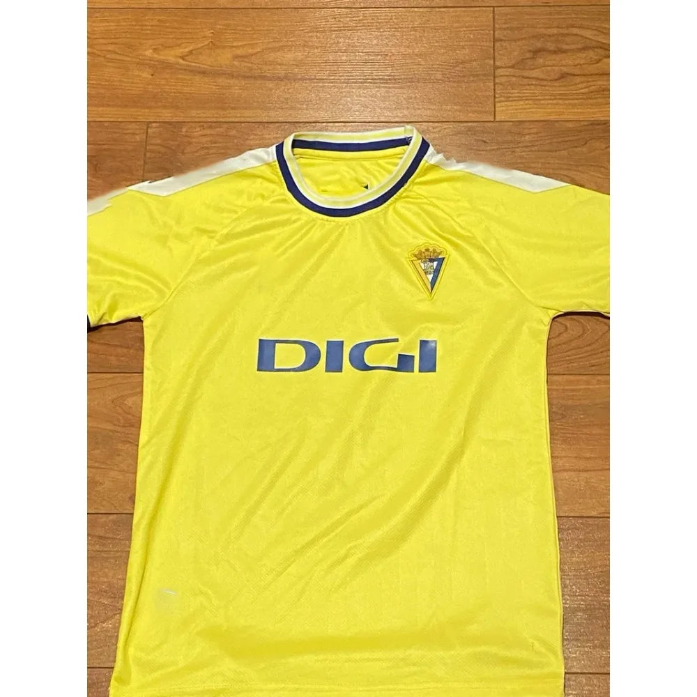 25-26 Cádiz Club Camisetas de fútbol local y visitante Camiseta deportiva de manga corta con estampado 3D igual para adultos y niños