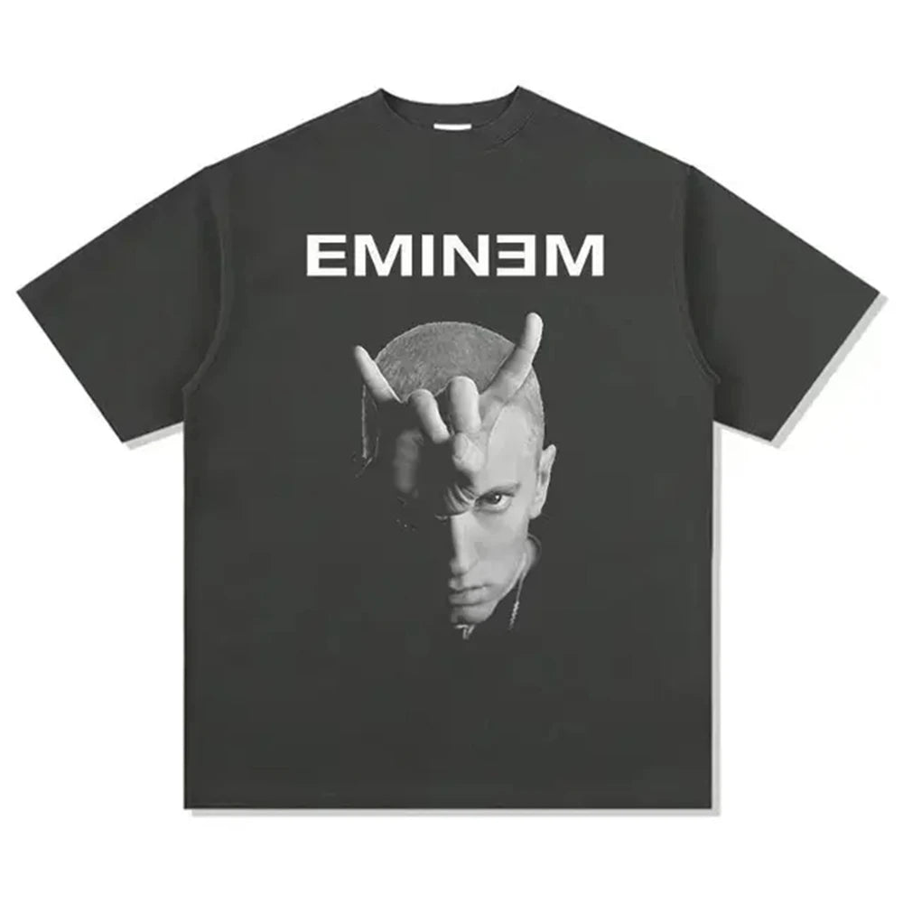 Camiseta de rapero Eminem para hombre y mujer, camisetas a la moda, hip.hop modergreen