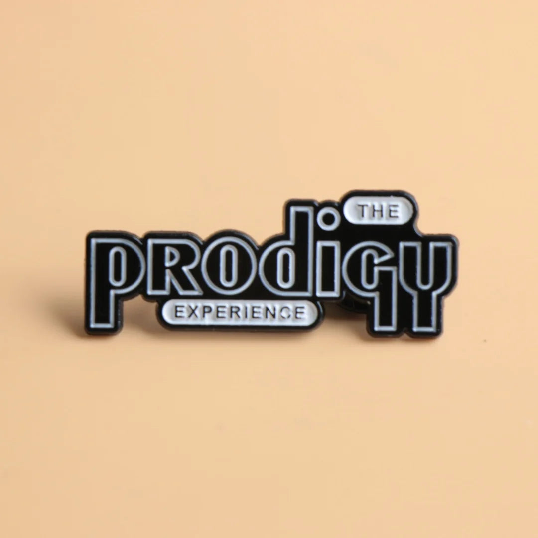 Broche de alfiler esmaltado The Prodigy Experience, insignia de aleación de modergreen