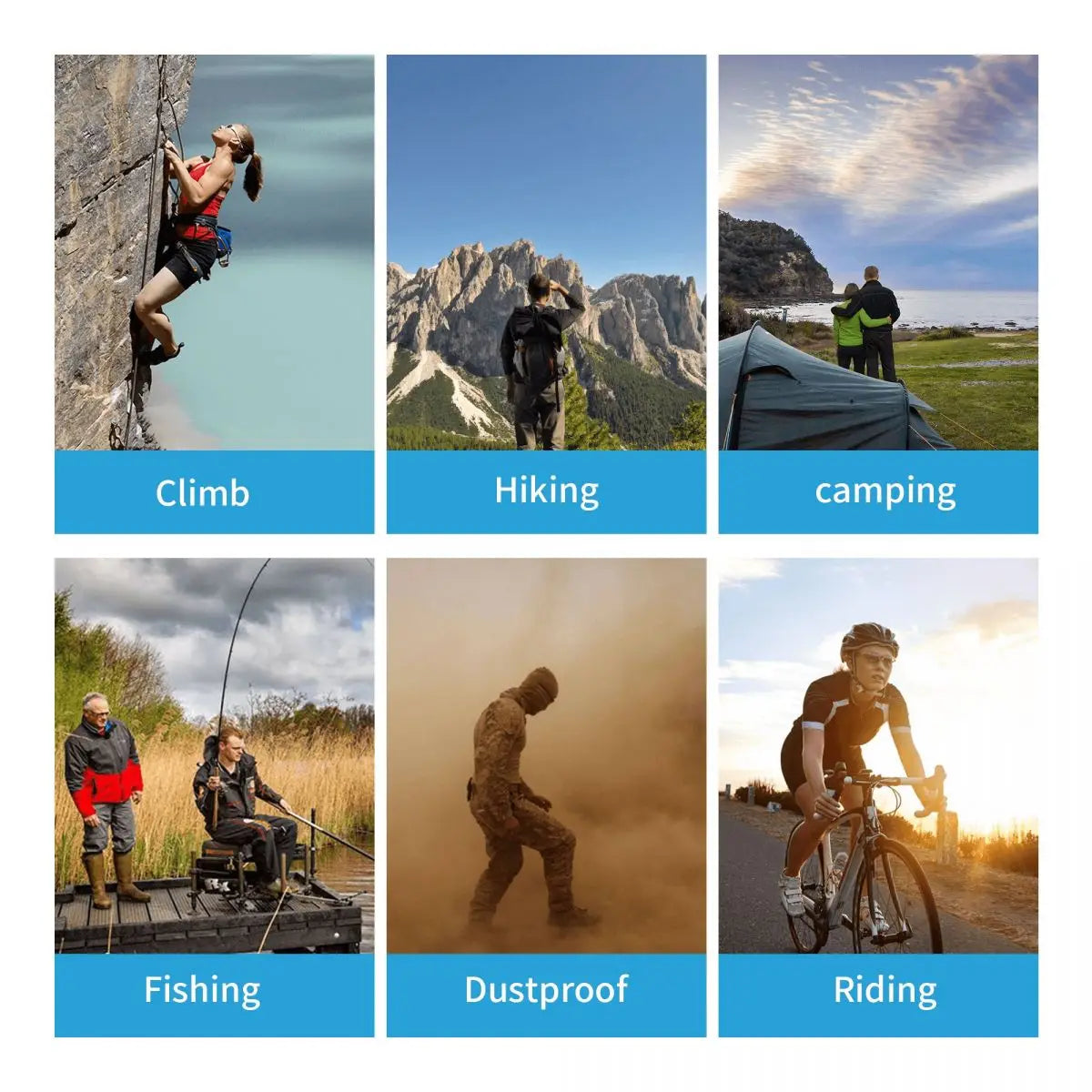 Bandana con bandera británica para hombre y mujer, pasamontañas con estampado de bandera británica, bufanda envolvente multiusos para ciclismo, Unisex, a prueba de viento