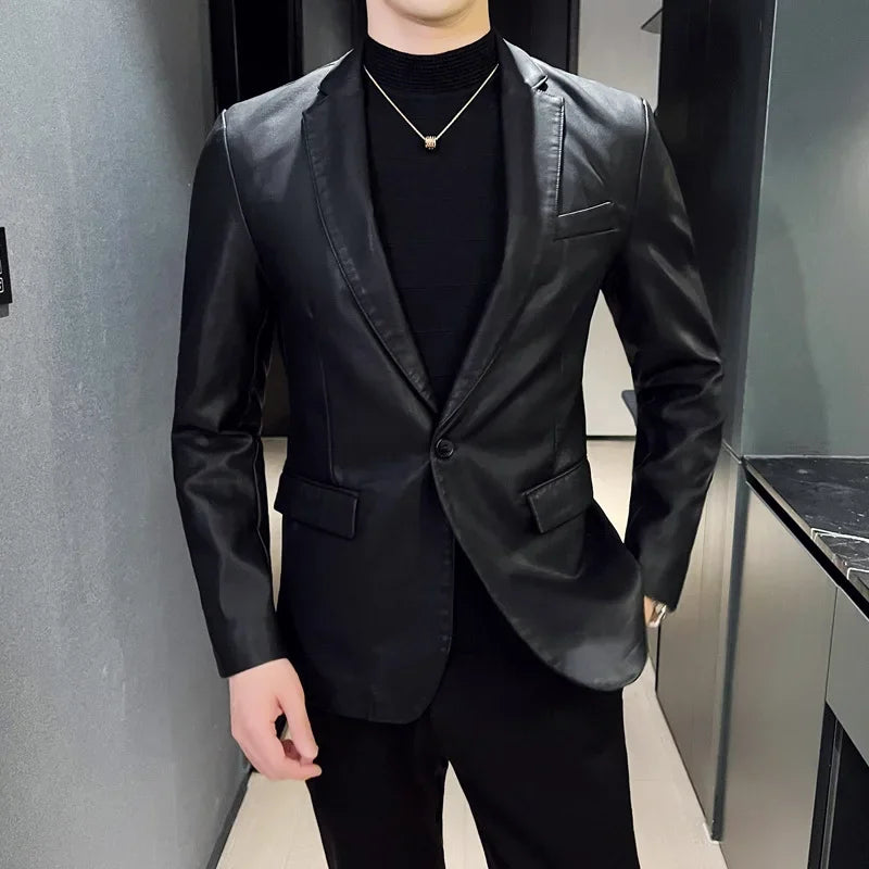 Chaqueta de cuero esencia y elegancia modergreen