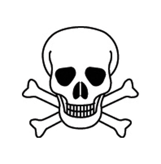 SHAPES ETC.  Incentive Stamp - Skull & Bones
