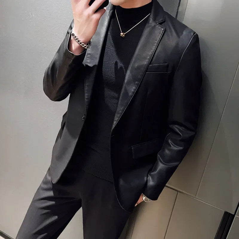 Chaqueta de cuero esencia y elegancia modergreen