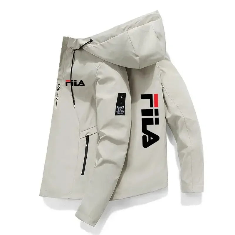 2025 Nuevo abrigo para deportes al aire libre de primavera y otono para hombre chaqueta informal de alta calidad con capucha est