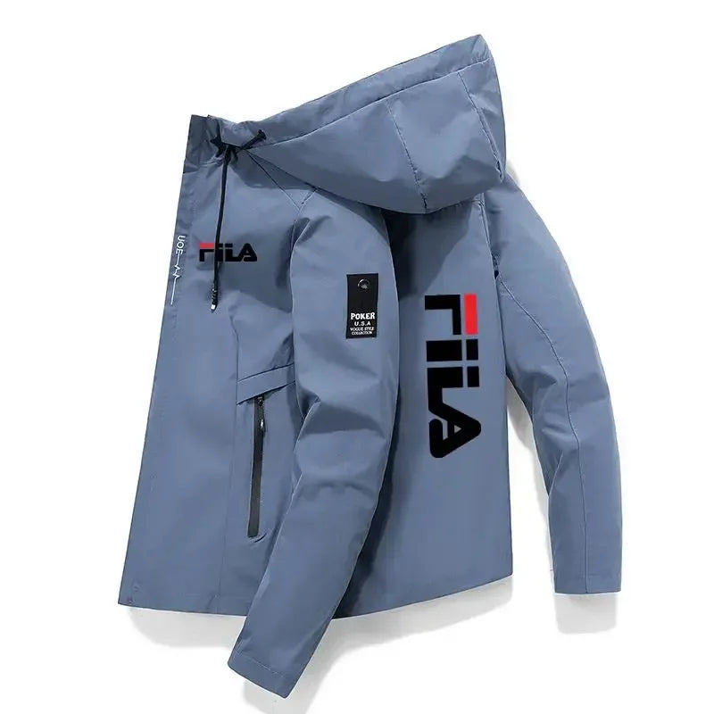 2025 Nuevo abrigo para deportes al aire libre de primavera y otono para hombre chaqueta informal de alta calidad con capucha est