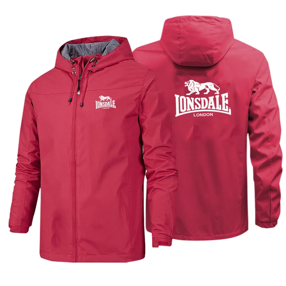 Chaqueta de primavera y otoño, traje de Montañismo al aire libre impermeable y resistente al viento con capucha para hombre, sudadera de fitness