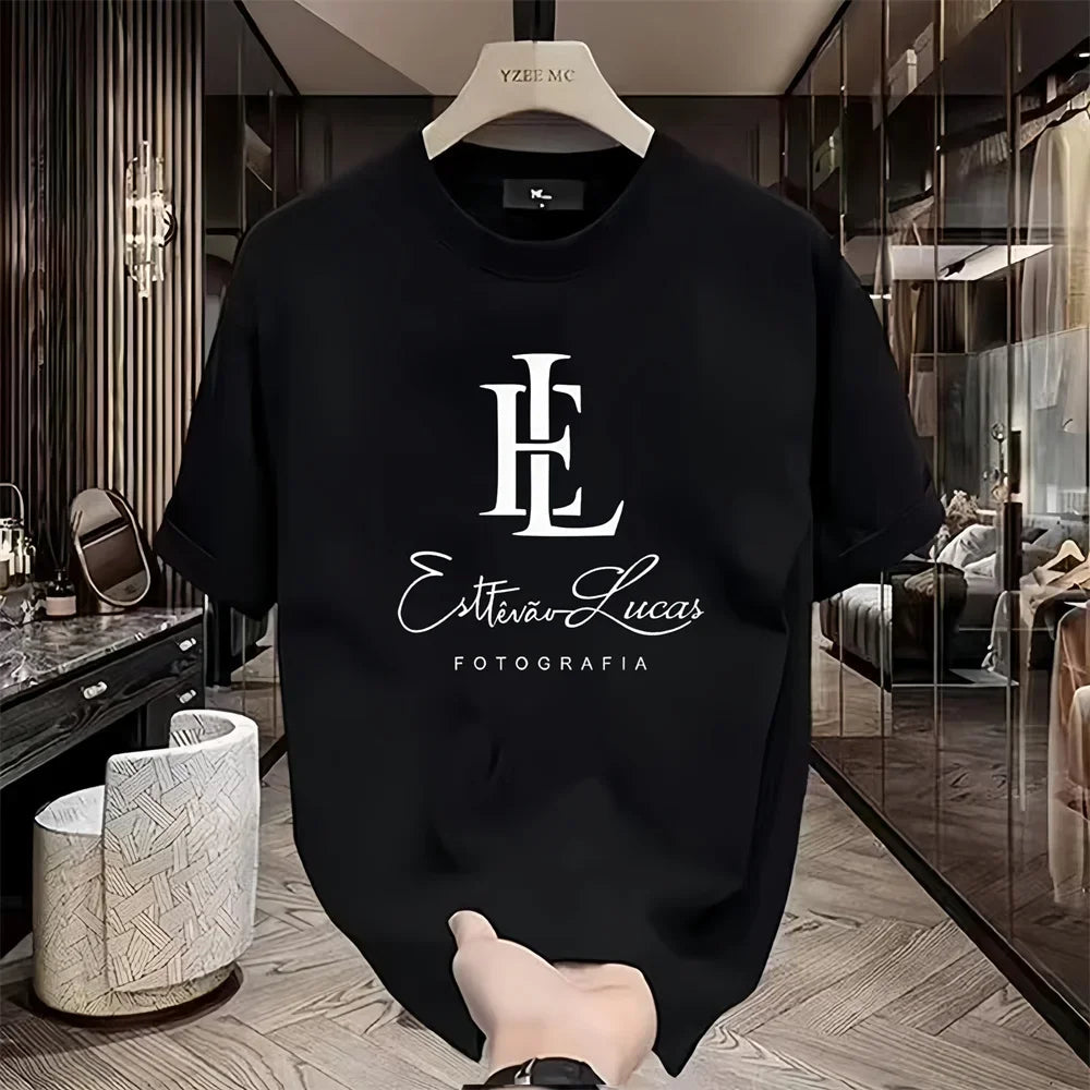 2025 gran oferta ropa de calle de verano JORDAN alta calidad 3D impreso clásicos simples pareja camisetas para hombres/mujeres camiseta de manga corta