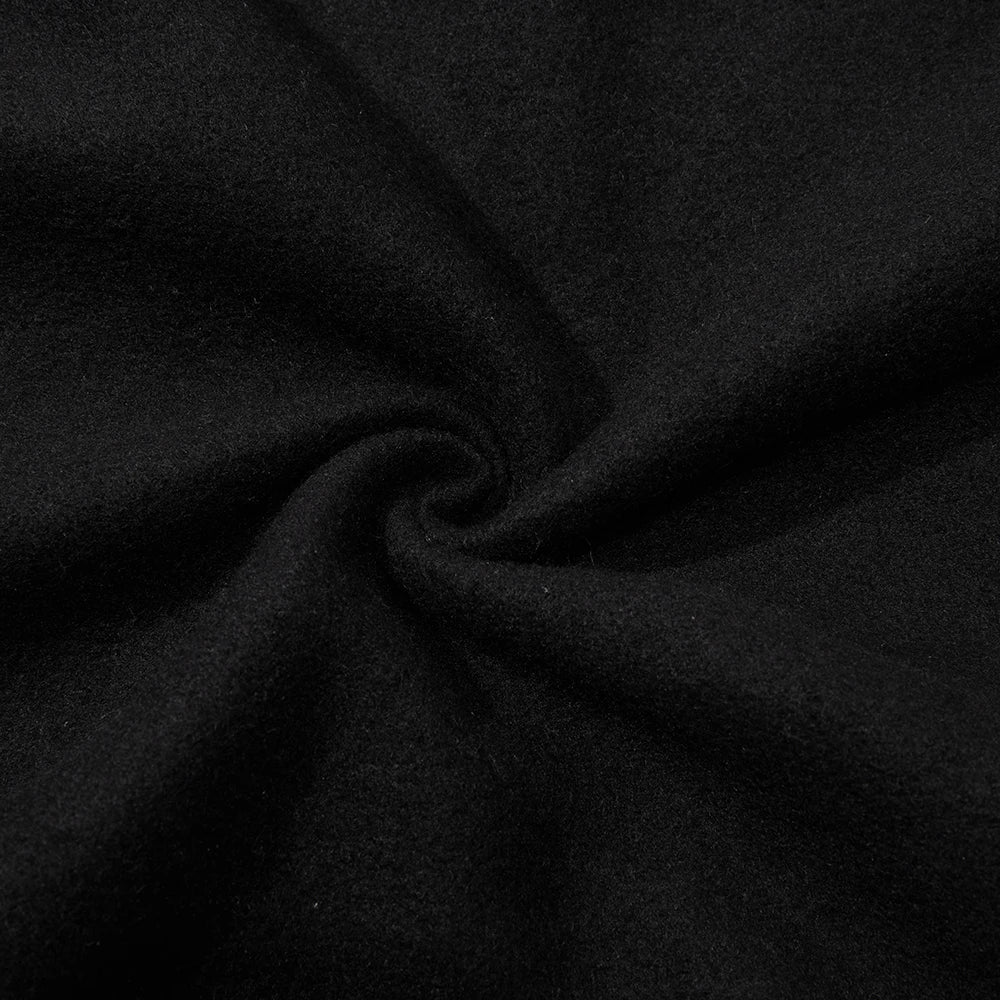 Chaqueta blanca y negra, abrigos 5XL, ropa holgada de gran tamaño, ropa informal de béisbol para hombres y mujeres, abrigo de calle para parejas, chaquetas de lana cálidas